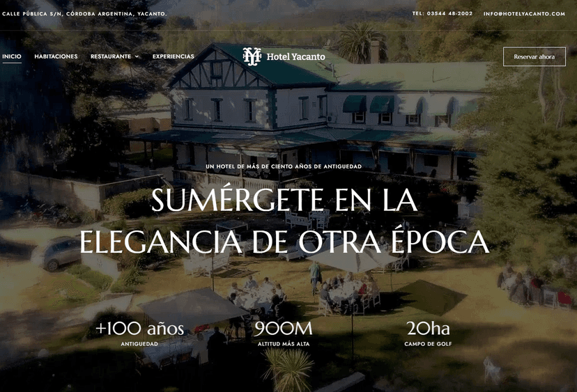 Proyecto Hotel Yacanto