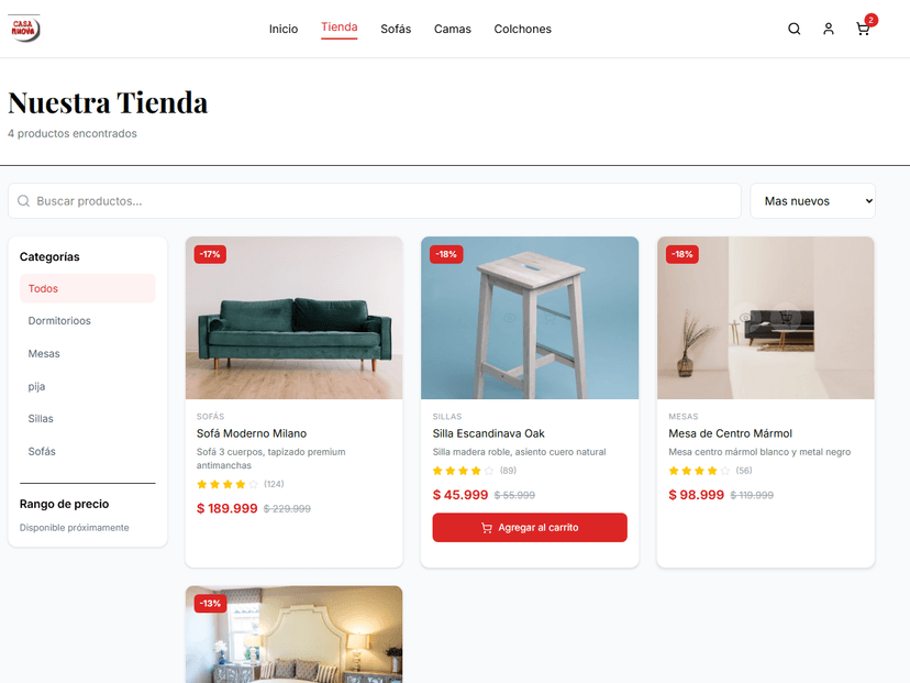 Proyecto ShopNow Ecommerce